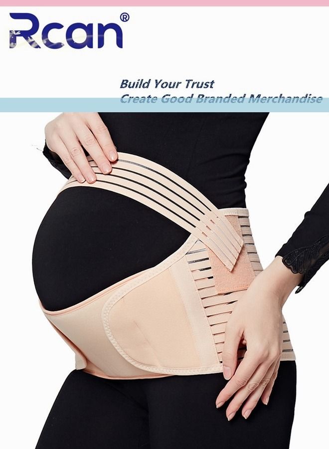 Rcan 3 in 1 Maternity Belly Belt for Pregnancy Breathable And Comfortable Pregnancy Belly Support Band Adjustable Pelvic Support Bands Tummy Band Sling Provides Relief from Abdomen Pelvic Waist Back Pain - Image 1