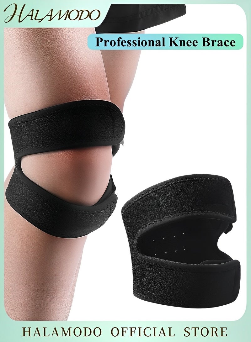 Professional Knee Brace Compression Knee Support with Patella Sponge Pad Knee Sleeve for Pain Relief, Injury Recovery, Arthritis, Sports, Workout - Image 1