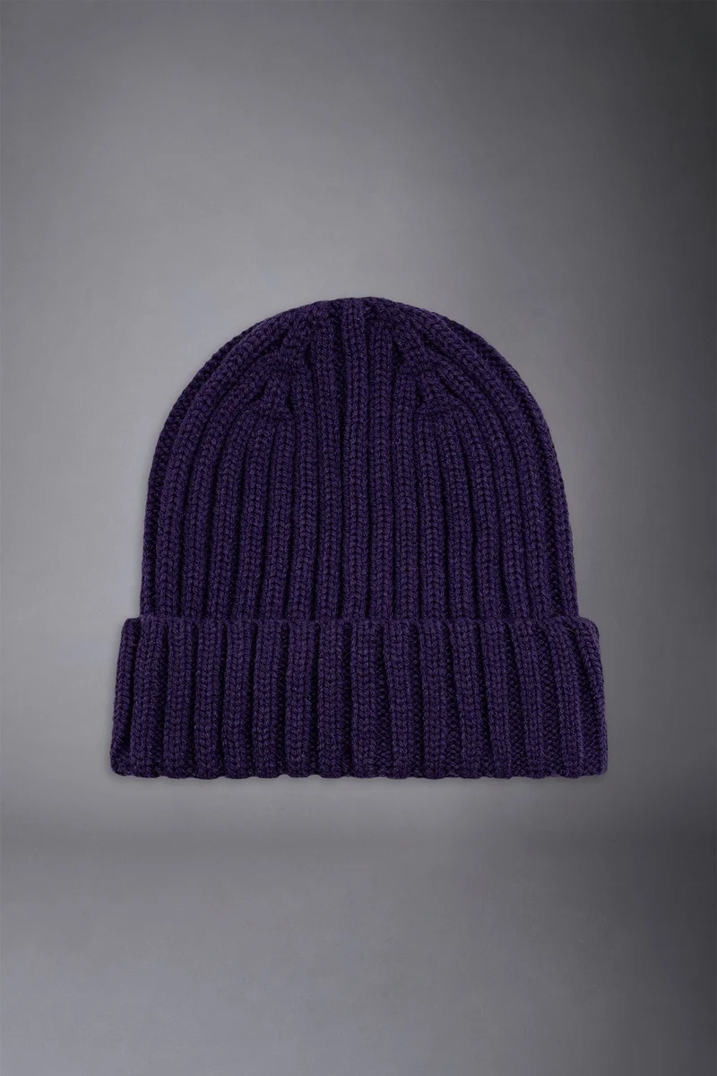 Men's ribbed cap - Violet