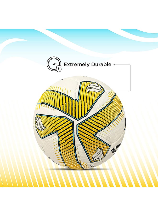 Nivia DOM05 Pro ‎PU Football | Size 5 | Machine Stitched | 32 Panel | PU Micro Fiber top Layer | Soccer Ball | Latex Bladder Core - Image 4