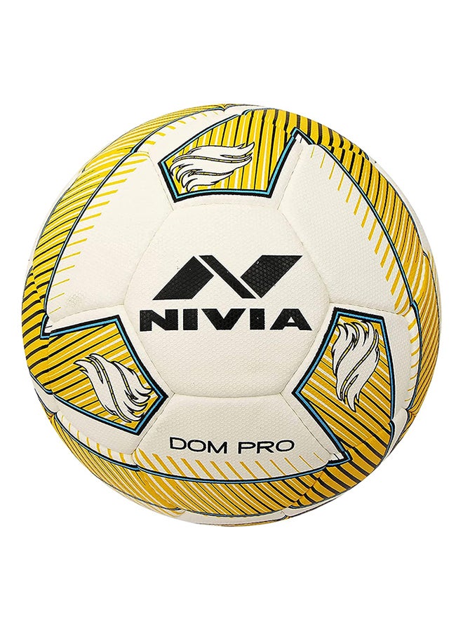 Nivia DOM05 Pro ‎PU Football | Size 5 | Machine Stitched | 32 Panel | PU Micro Fiber top Layer | Soccer Ball | Latex Bladder Core - Image 1