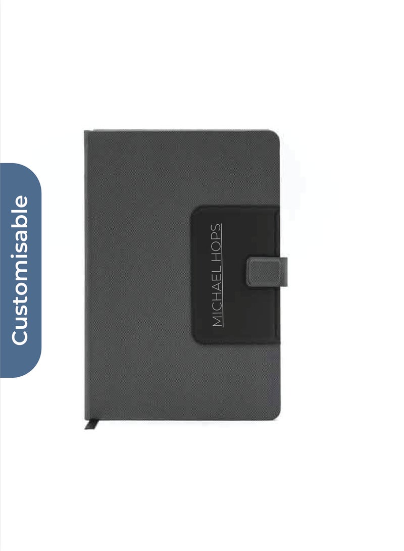 SANTHOME Personalised MANEZ - Santhome A5 Notebook with Phone Stand and Pen Holder - Image 1