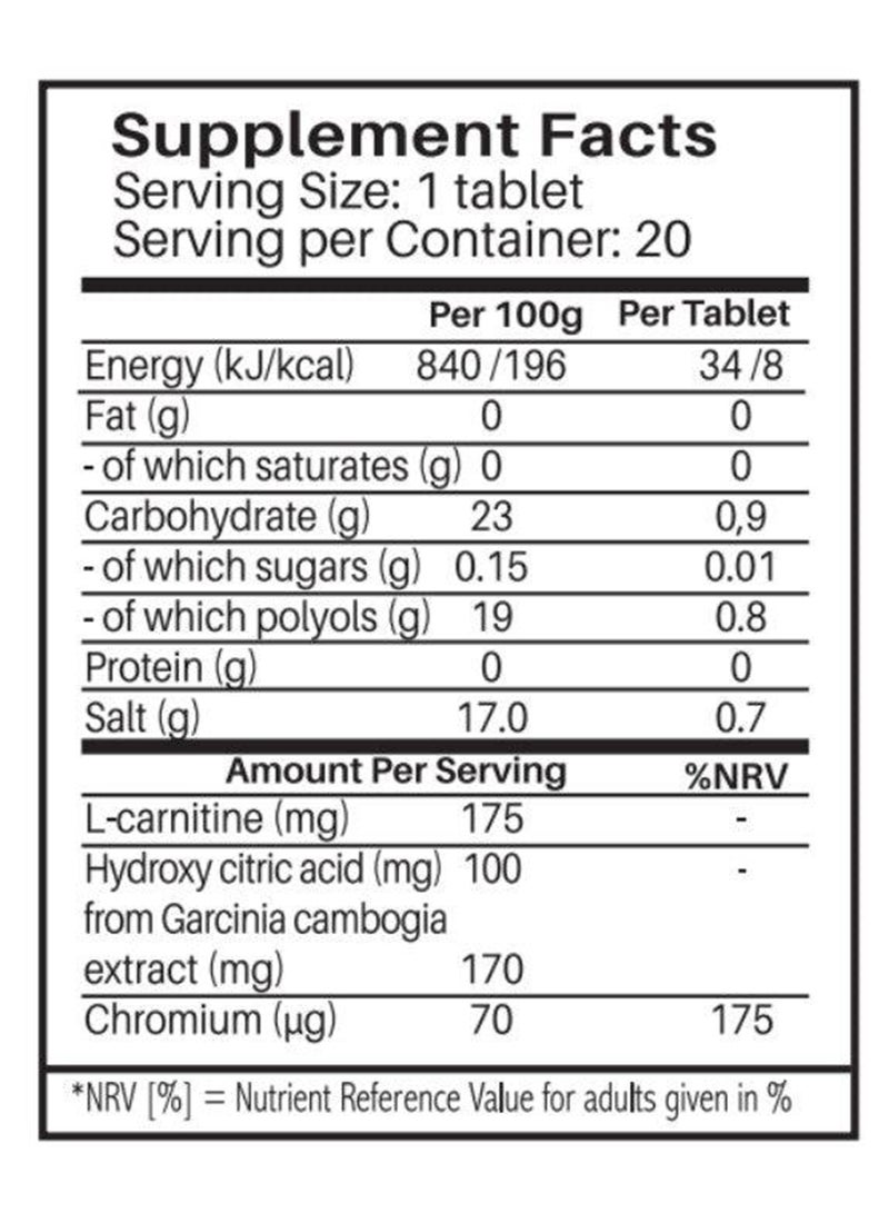 SUNSHINE NUTRITION مكمل غذائي Slim Support غني بالجارسينيا و إل-كارنيتين والكروم يدعم إدارة الوزن الصحية أقراص فوارة بنكهة الأناناس بدون إضافة سكر 20 قرصًا 80 جرامًا - Image 2
