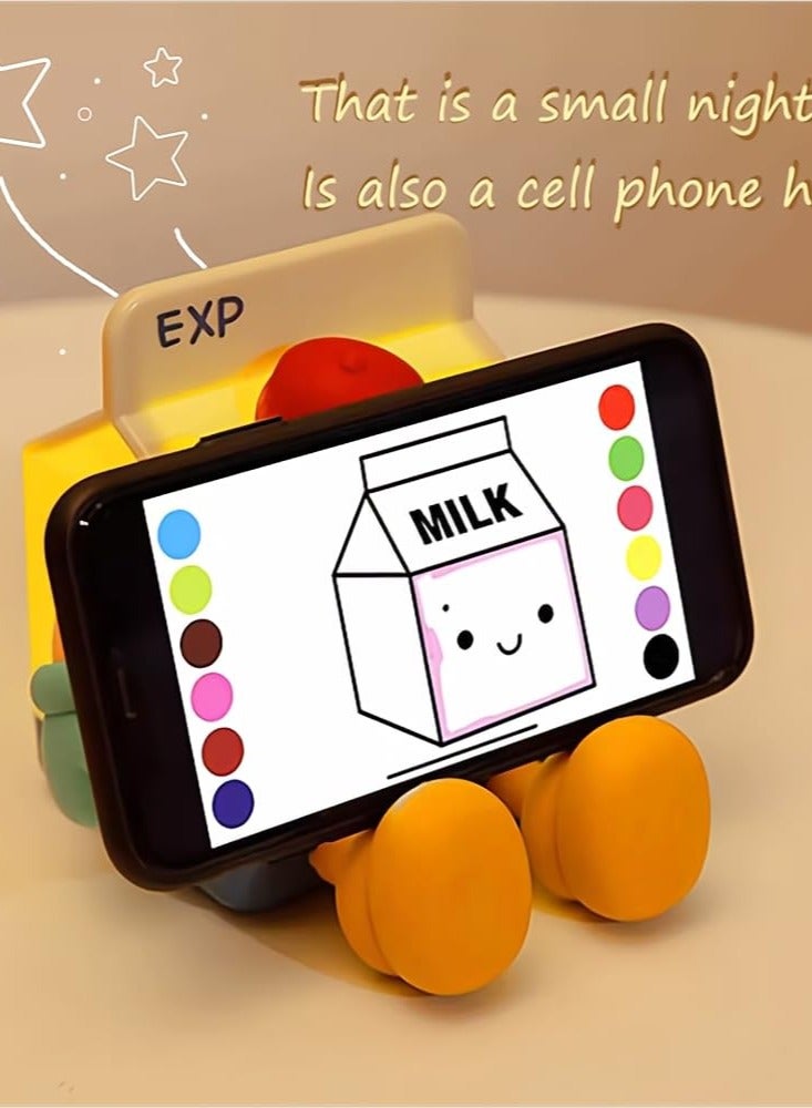 Excefore Night Light for Kids, Milk Carton Night Lights with USB Rechargeable, Cute Birthday Gifts, Kawaii Room Decor LED Lights, Nursery Night Lamp for Baby . - Image 3