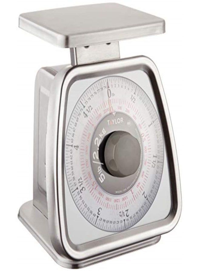 Taylor Stainless Steel Analog Portion Control Scale (5-Pound), Silver - Image 1