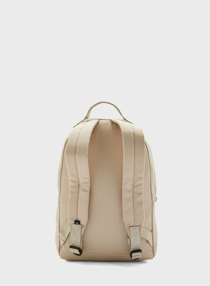 Calvin Klein Jeans Logo Front Zip Backpack