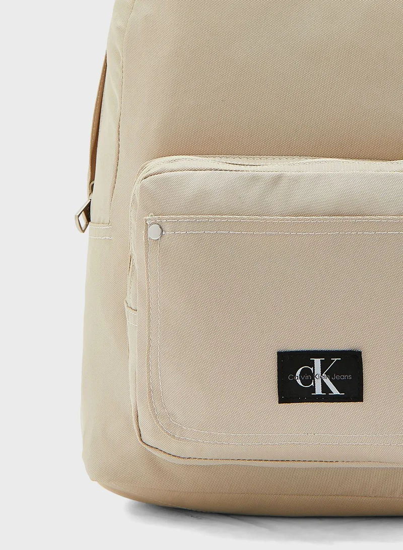 Calvin Klein Jeans Logo Front Zip Backpack