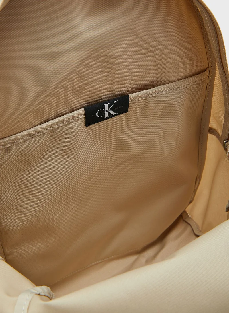 Calvin Klein Jeans Logo Front Zip Backpack