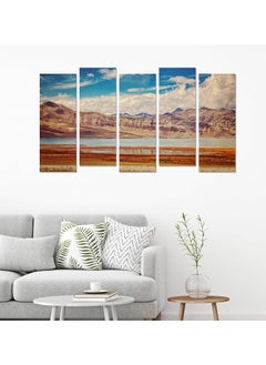 Paper Plane Design PAPER PLANE DESIGN Travel Theme Wall Art Multiple Panel Painting For Living Room (Mountains)  - Image 3