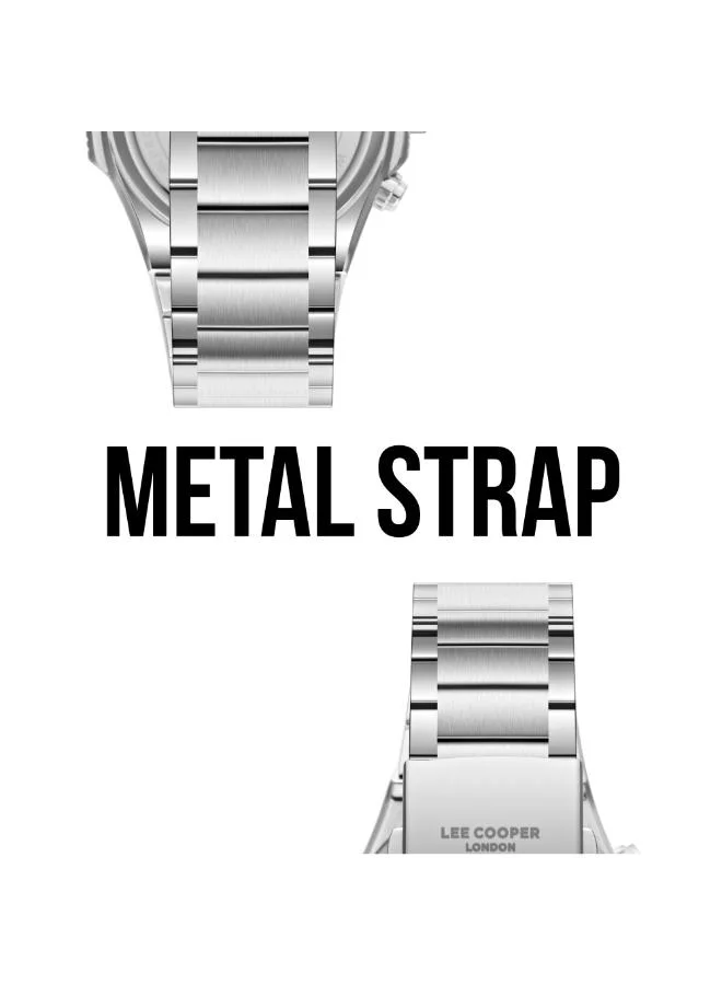 Lee Cooper Men's METAL Multi Function Watch LC08272.330 - 41X48,8 mm