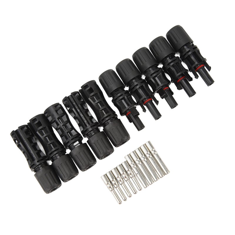 Solar Panel Connector: IP67 Waterproof, UV & Aging Resistant PPO Shell Copper Conductor - Easy Self-Locking Install PV Connector for Solar Power Generation Systems & Solar Panel Arrays - Image 2