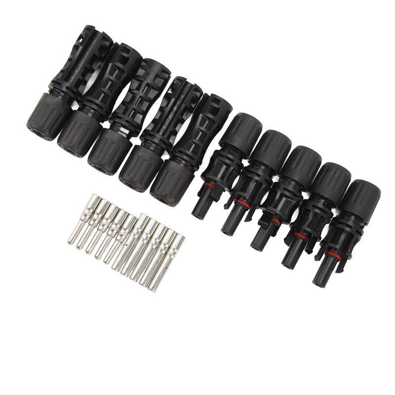 Solar Panel Connector: IP67 Waterproof, UV & Aging Resistant PPO Shell Copper Conductor - Easy Self-Locking Install PV Connector for Solar Power Generation Systems & Solar Panel Arrays - Image 3