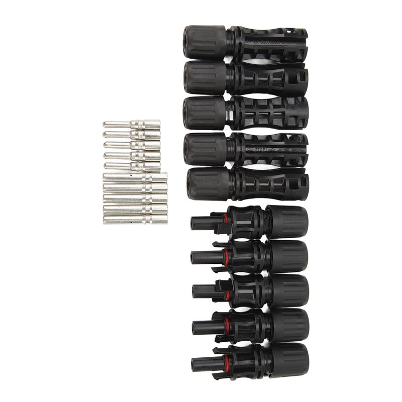 Solar Panel Connector: IP67 Waterproof, UV & Aging Resistant PPO Shell Copper Conductor - Easy Self-Locking Install PV Connector for Solar Power Generation Systems & Solar Panel Arrays - Image 4