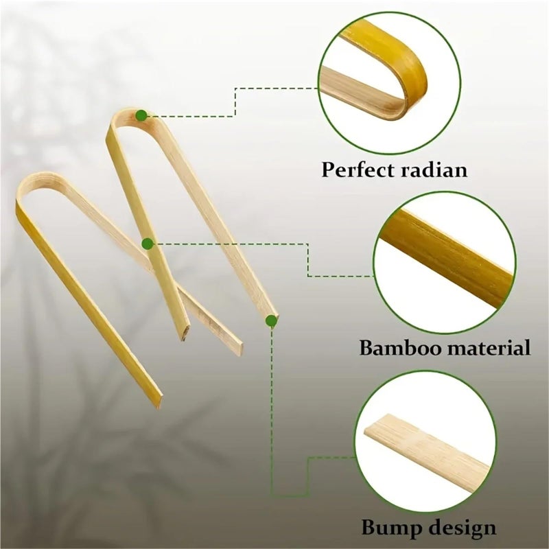 150 Pcs Natural Bamboo Food Clips Disposable Reusable Kitchen Chip Bag Sealing Clips - Image 4