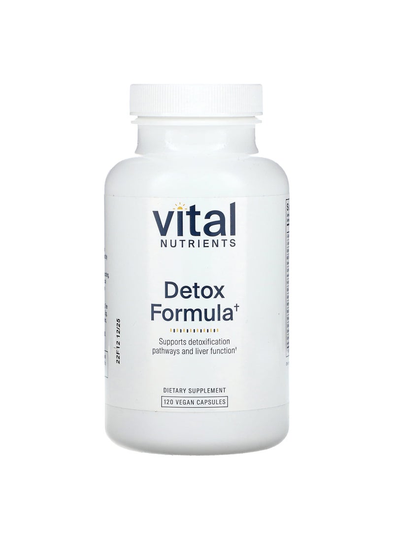 Vital Nutrients Detox Formula, 120 Vegan Capsules