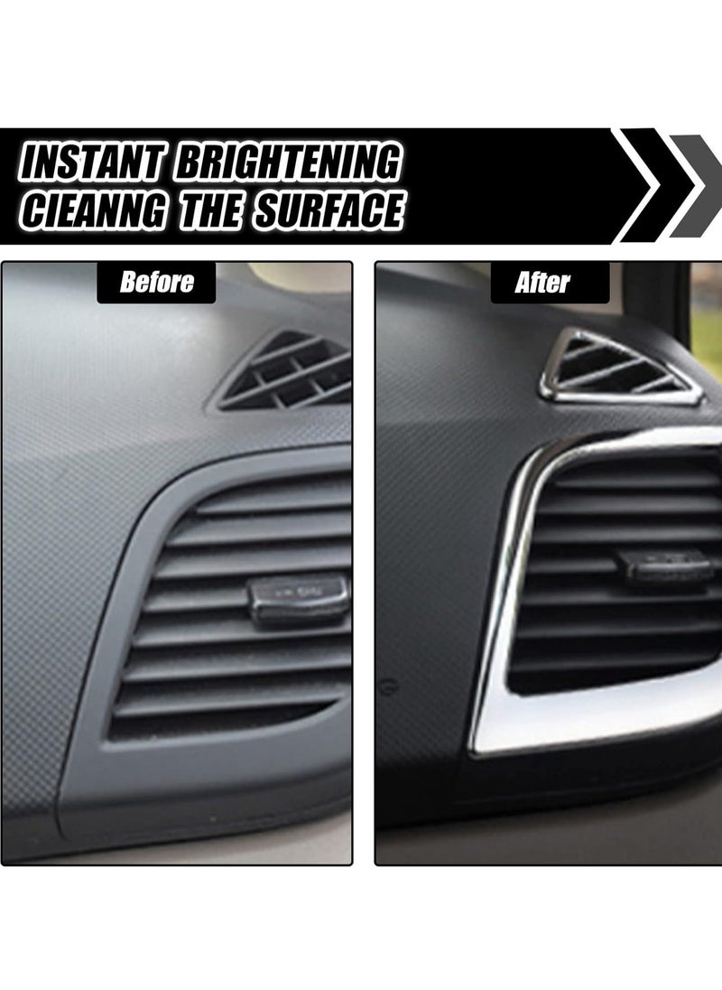 RAYHONG - Car Plastic Parts Refurbish Agent, Quick Car Plastic Restorer Cream, Plastic Revitalizing Coating Agent,  Automotive Plastic Retreading Agent For Car Interior Cleaning, (RAYHONG Set B 30ml) - Image 1