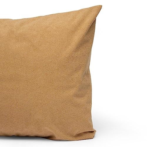Wakefit واكفِت واقي الوسادة المقاوم للماء | قطن تيري | غطاء داخلي للوسادة بسحاب | 200 GSM | بيج-28x18 بوصة | مجموعة من 2 - Image 4