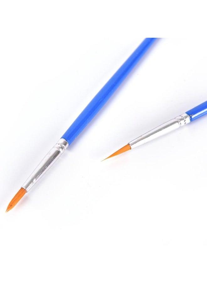 10Pcs Attractive And Durable Nylon Hair Artist Paint Brush Acrylic Watercolor  - Image 5