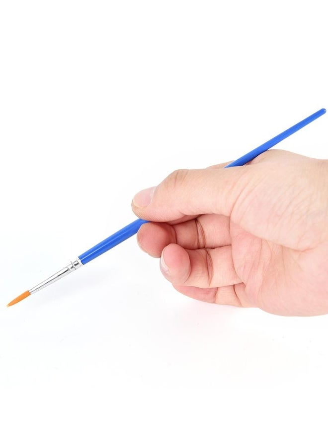 10Pcs Attractive And Durable Nylon Hair Artist Paint Brush Acrylic Watercolor  - Image 3