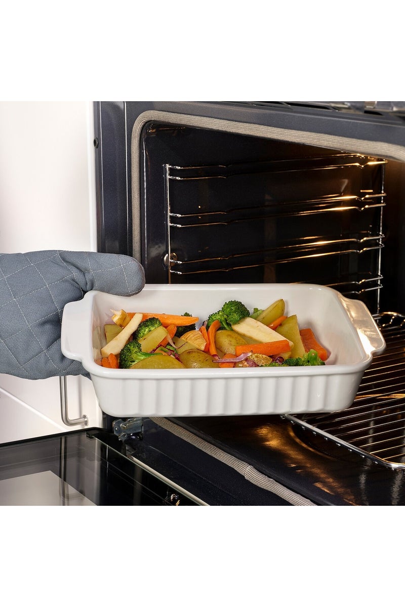 Oven dish, off-white, 34 x 23 cm - Image 2