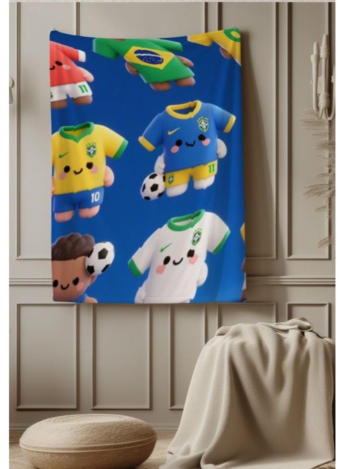 عام بطانية رقيقة من الفانيلا الكرتونية للأطفال والرضع (دافئة ومريحة، ومناسبة للنوم والألعاب) 70 سم * 100 سم