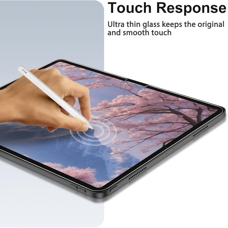 A 2 Pack Screen Protector For iPad Pro 11 Inch M4 2024 6th Generation Compatible With Face ID And Apple Pencil Scratch Resistant - Image 5