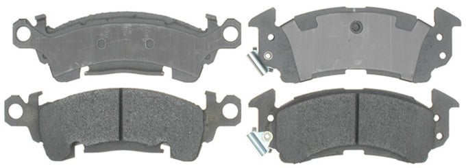 Acdelco Silver 14D52M 19286179 Semimetallic Front Disc Brake Pad Set With Wear Sensor