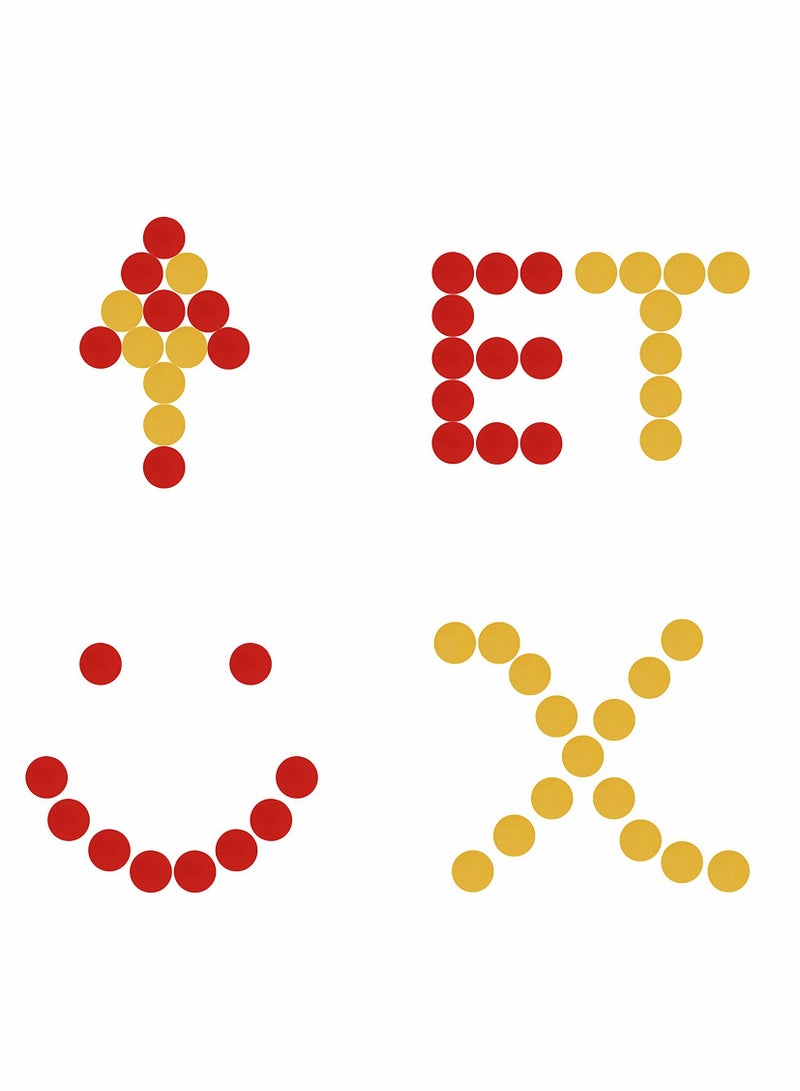 SYOSI Two Color Counters, 100 pcs, Counters for Kids Math, Counters, Math Counters, Red and Yellow Counters, Math Counters for Kids, Counting Chips, Counters for Math - Image 5