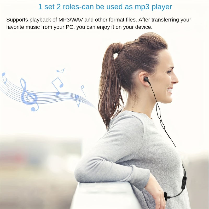 Portable Voice Recorder 64GB Voice Activation Sleep Mode for Lectures Meetings Podcasting USB C MP3 Compatible - Image 5