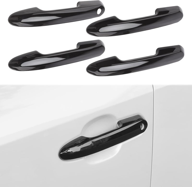 Drytuns Car Door Handle Cover for Toyota RAV4 2020-2025, 4pcs Door Handle Protector for Highlander 2022-2025 Wildlander 2020-2025 Crown 2021-2025 (Gloss Black) - Image 1