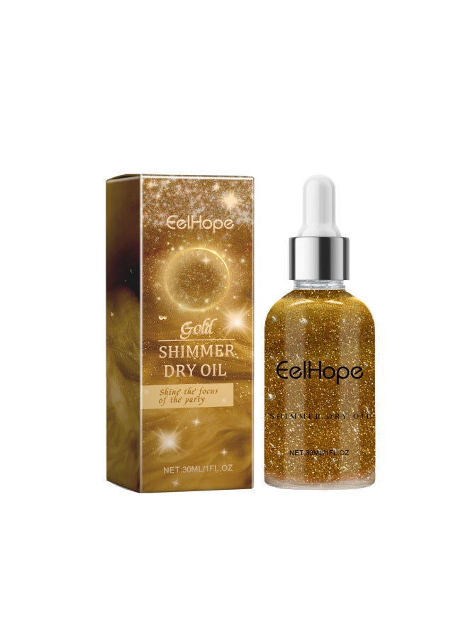 Eelhope Party Body Glitter Oil Body Skin Clavicle Moisturizing Party Ball Glitter Glitter Glitter - Image 1