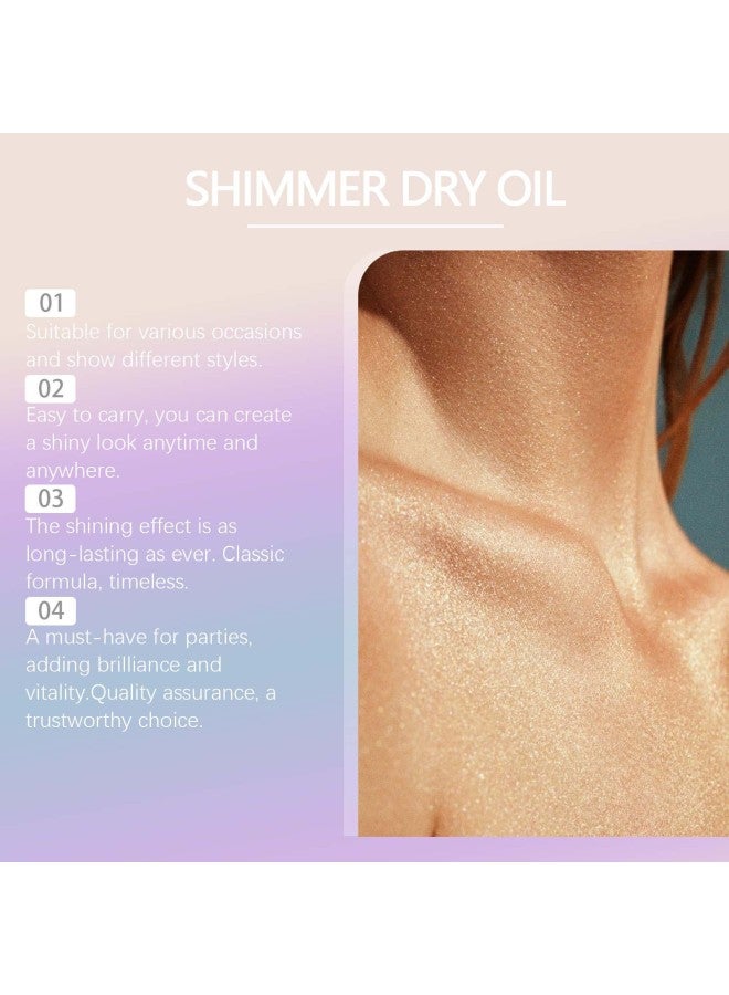 Eelhope Party Body Glitter Oil Body Skin Clavicle Moisturizing Party Ball Glitter Glitter Glitter - Image 3