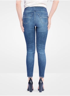 Web Denim Web Denim Highwaist Stretchable Jegging Pant Fashionable Comfort Fit Casual Cotton Jegging With Pockets For Women  - Image 3