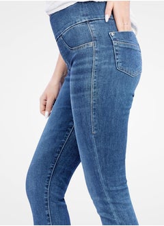 Web Denim Web Denim Highwaist Stretchable Jegging Pant Fashionable Comfort Fit Casual Cotton Jegging With Pockets For Women  - Image 2