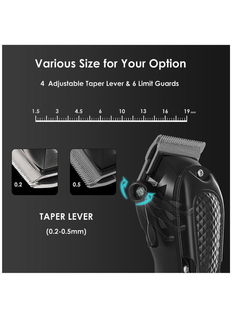 Ru syanl Hair Clippers for Men Professional Barber Clippers for Hair Cutting Cordless Rechargeable Beard Trimmer Gifts for Men  - Image 2