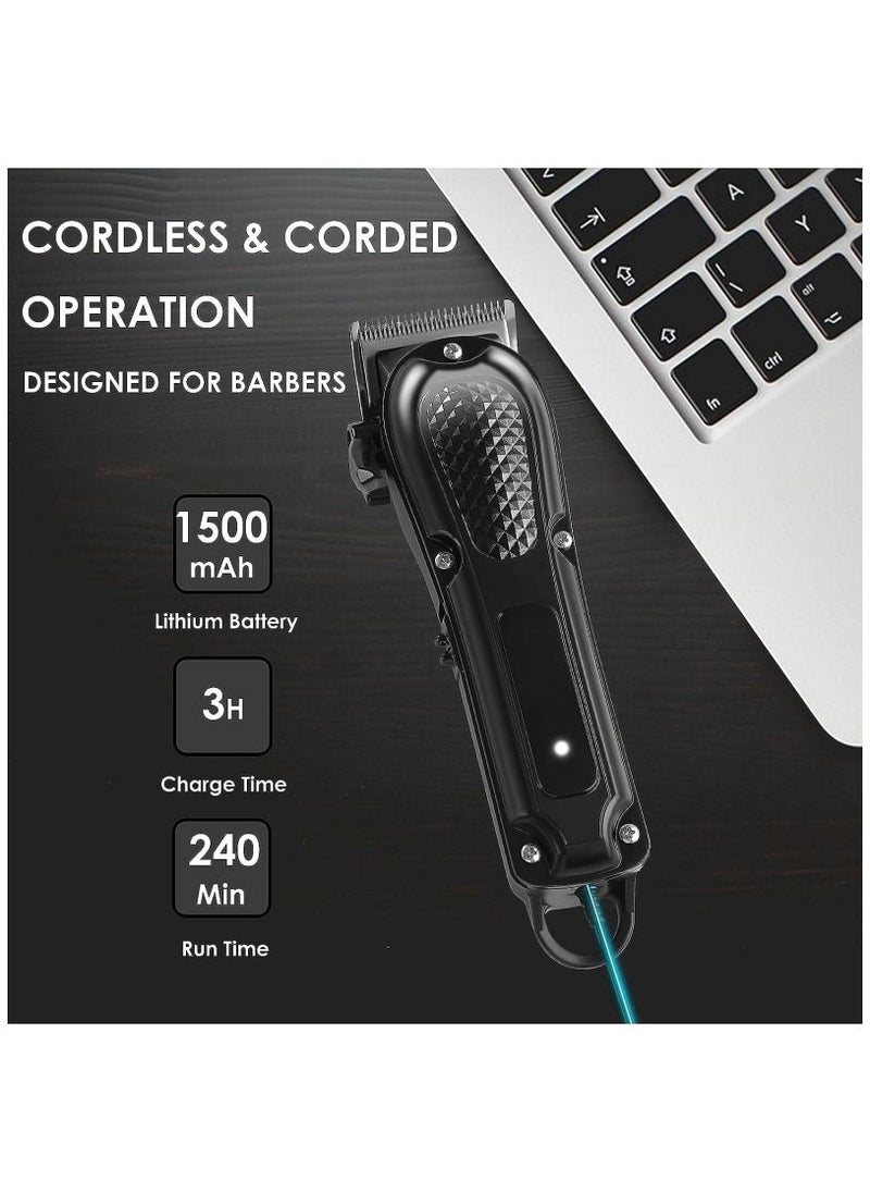 Ru syanl Hair Clippers for Men Professional Barber Clippers for Hair Cutting Cordless Rechargeable Beard Trimmer Gifts for Men  - Image 3