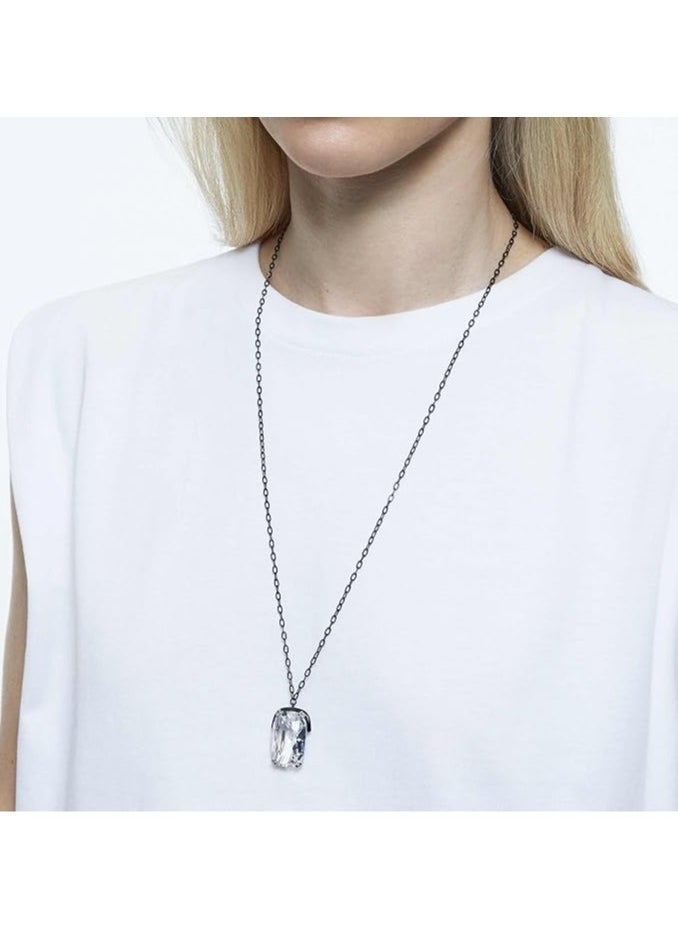 SWAROVSKI - Swarovski Harmonia pendant
Oversized crystals, White, Rhodium plated - Image 1