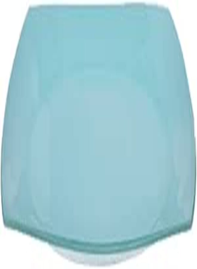 Rosa Glass Square Plate, 28cm - Turquoise, Modern