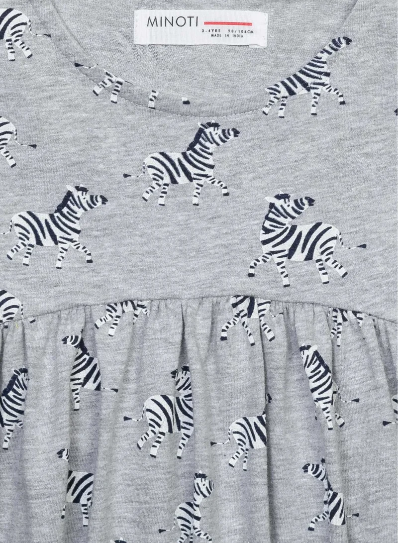 MINOTI Zebra Print Dress
