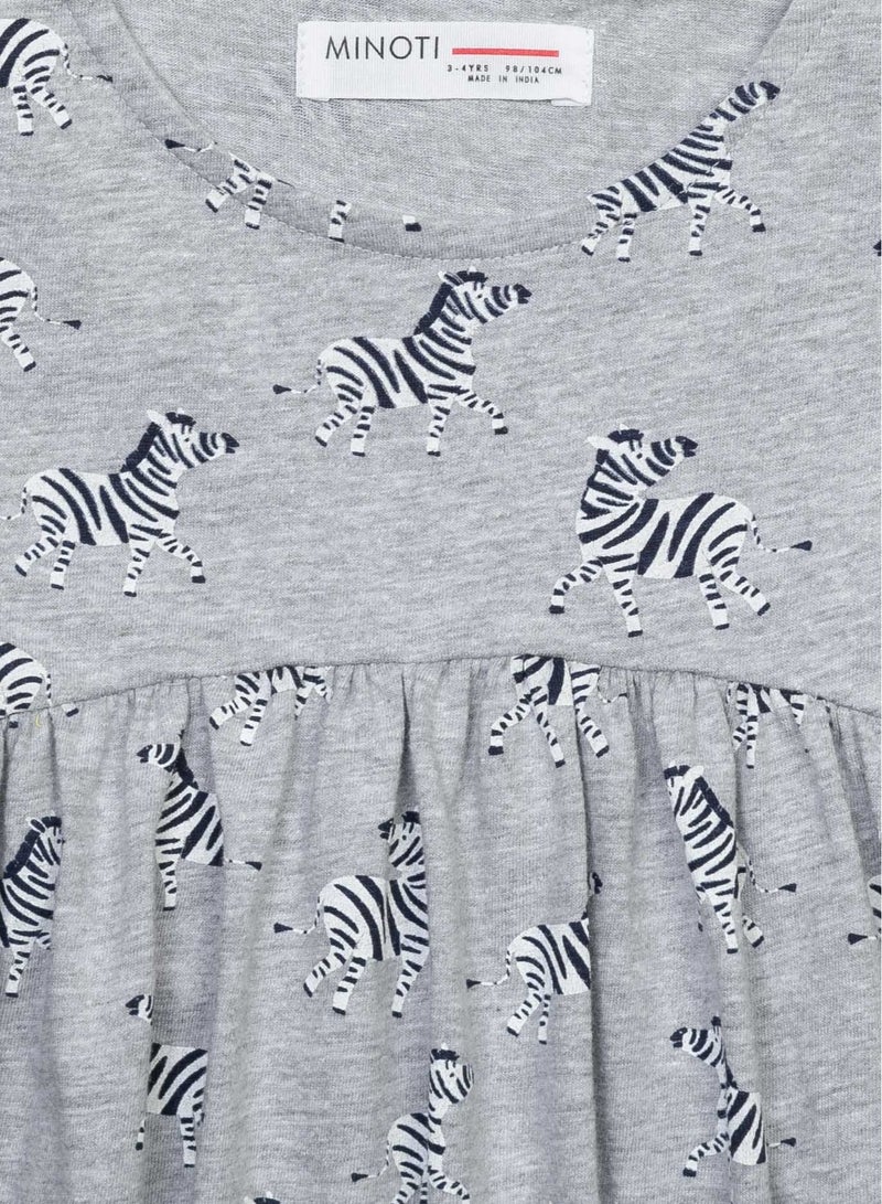MINOTI Zebra Print Dress - Image 3