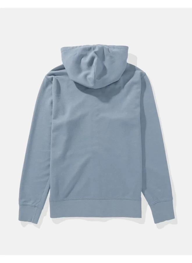 امريكان ايجل Waffle Half Sleeve Crew Neck Sweatshirt