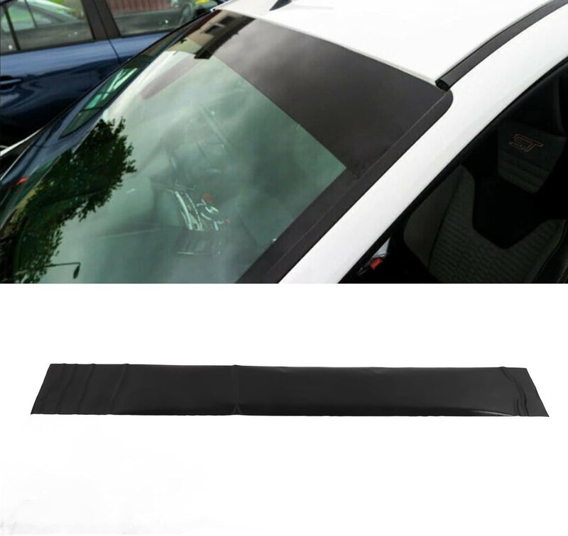 Ejoyous Windshield Sun Protection Strips with Scraper - Black Universal Shade for Car Front Window - Image 3