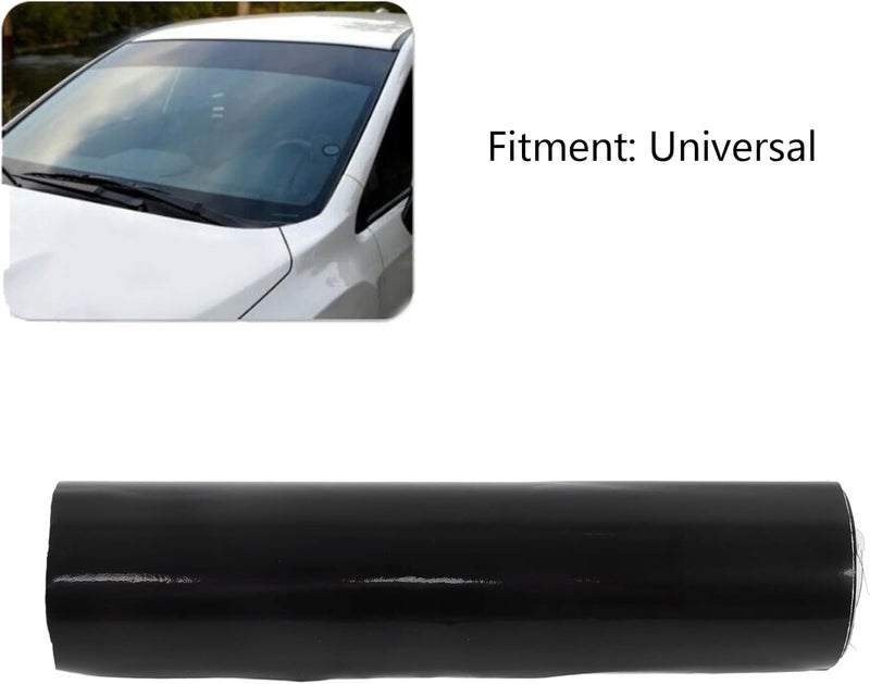 Ejoyous Windshield Sun Protection Strips with Scraper - Black Universal Shade for Car Front Window - Image 5