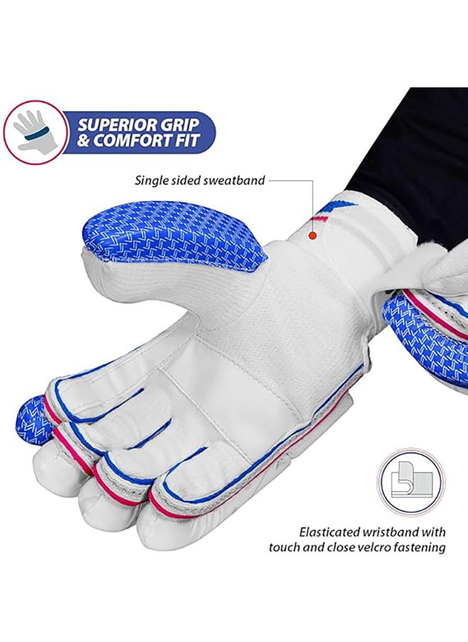 DSC Intense Force Cricket Batting Gloves | Multicolor | Size: Boys | For Left-Hand Batsman  - Image 3