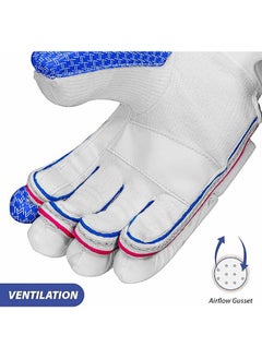 DSC Intense Force Cricket Batting Gloves | Multicolor | Size: Boys | For Left-Hand Batsman  - Image 4