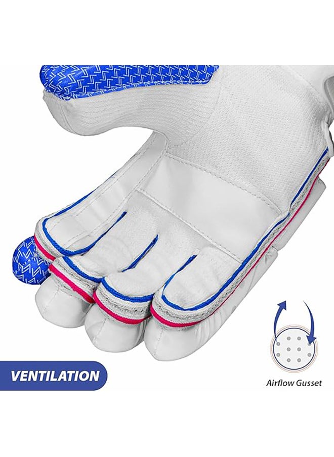 DSC Intense Force Cricket Batting Gloves | Multicolor | Size: Boys | For Left-Hand Batsman  - Image 4