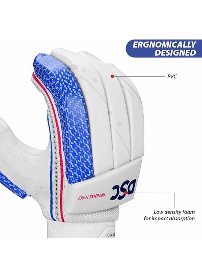 DSC Intense Force Cricket Batting Gloves | Multicolor | Size: Boys | For Left-Hand Batsman  - Image 2