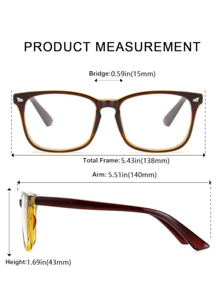 Showday - Blue Light Blocking Glasses, Computer Reading/Gaming/TV/Phones Glasses for Women Men - Image 1