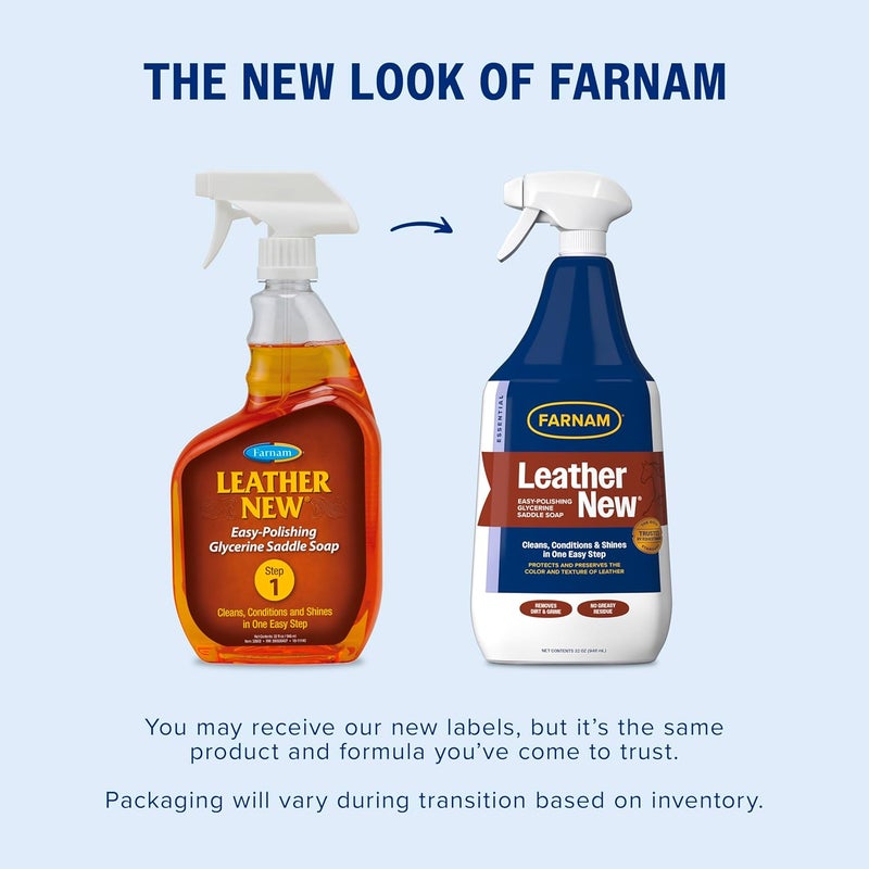Farnam صابون saddle من فهرنام المصنوع من الجلسرين سهل التلميع وتنظيف الجلد، 32 أونصة - Image 2
