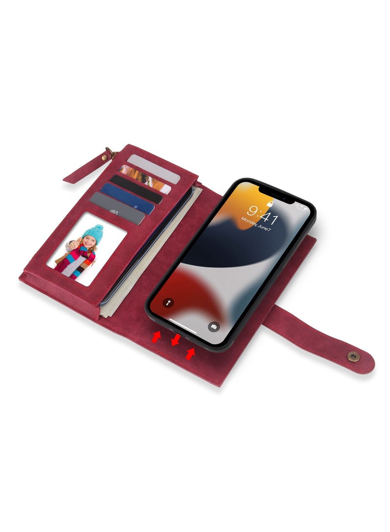 Loquat Flip Cover Leather Protective Mobile Phone Case - Image 2